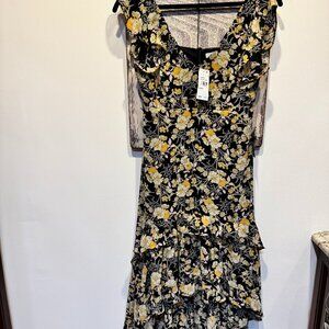 NWT Floral High-Low Midi/Maxi Dress